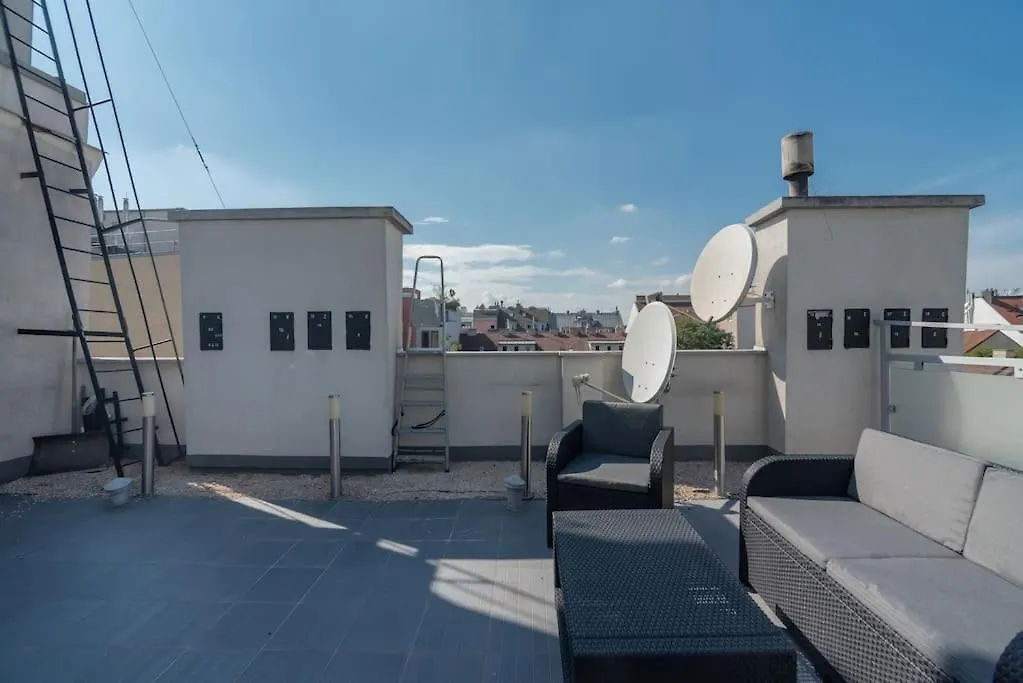 ウィーンGrosse Terrasse, Klimaanlage Und U-Bahn Naeheアパートメント オーストリア