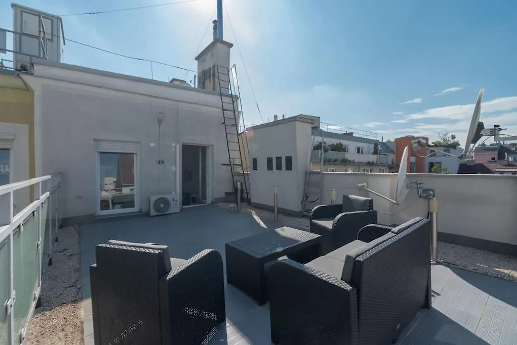 ウィーンGrosse Terrasse, Klimaanlage Und U-Bahn Naeheアパートメント アパート ウィーン